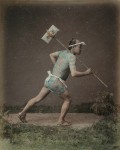 Artist unknown: Portrait of a Letter Carrier Covered in Tattoos, 1880-90, aus dem Buch "Japanese Dream"