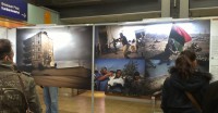 World Press Photo - Ausstellungsinstallation Kölner Hauptbahnhof