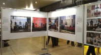 World Press Photo - Ausstellungsinstallation Kölner Hauptbahnhof