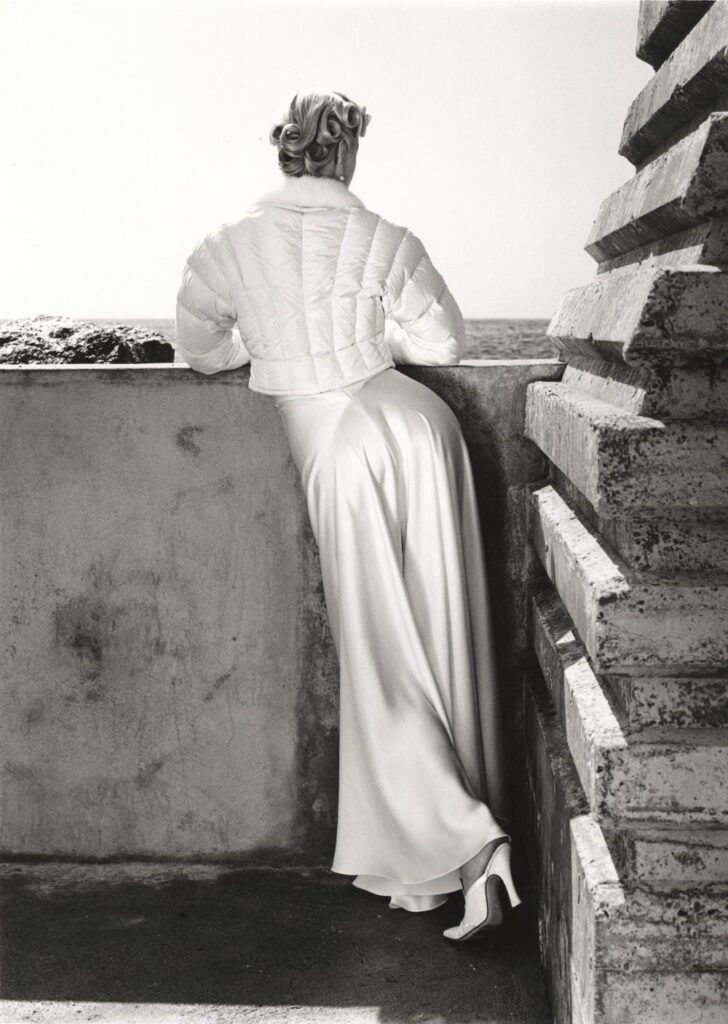 Helmut Newton: Eva Herzigová, Blumarine, Monaco 1995, © Helmut Newton Foundation